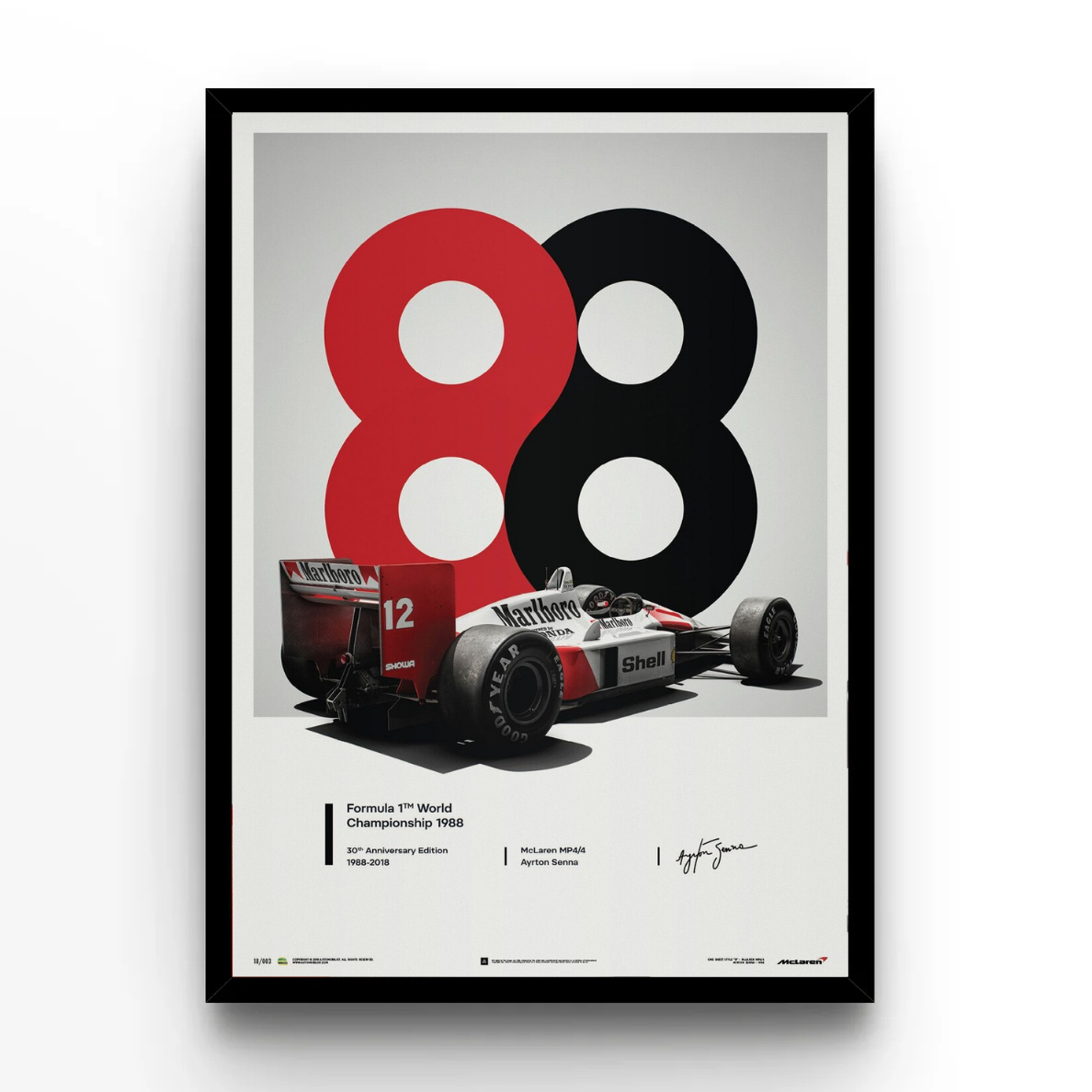 McLaren MP4/4 Car Portrait