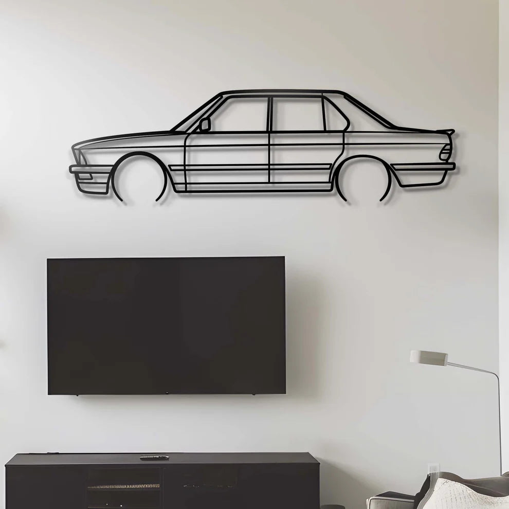 BMW Metal Silhouette Portrait
