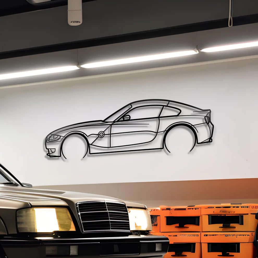 BMW Metal Silhouette Portrait