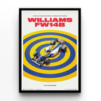 Williams FW14B F1 Car Portrait