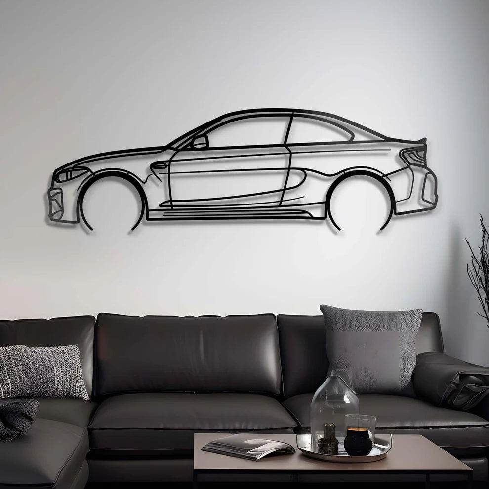 BMW Metal Silhouette Portrait