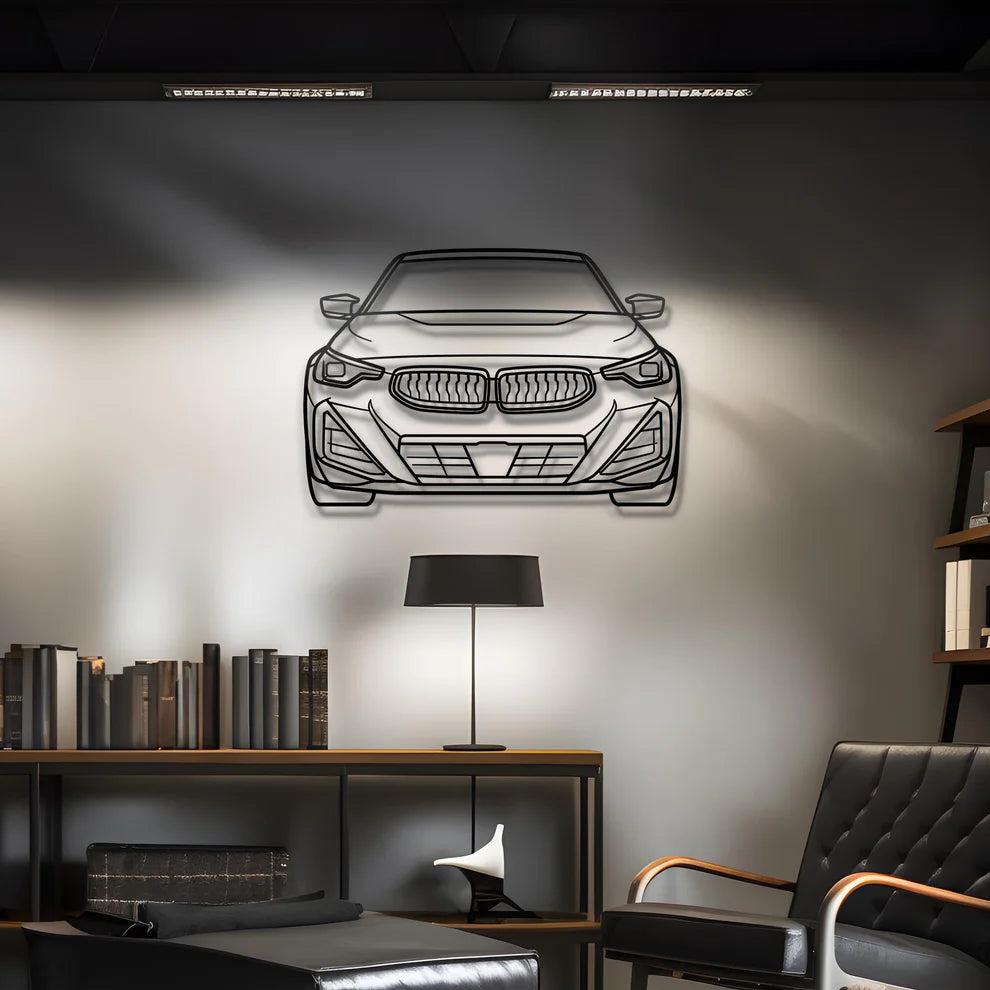BMW Metal Silhouette Portrait