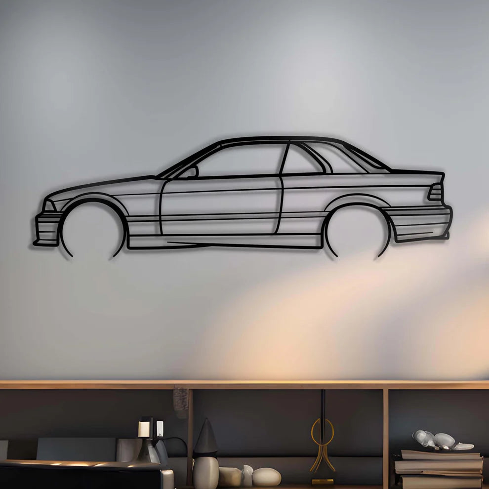 BMW Metal Silhouette Portrait