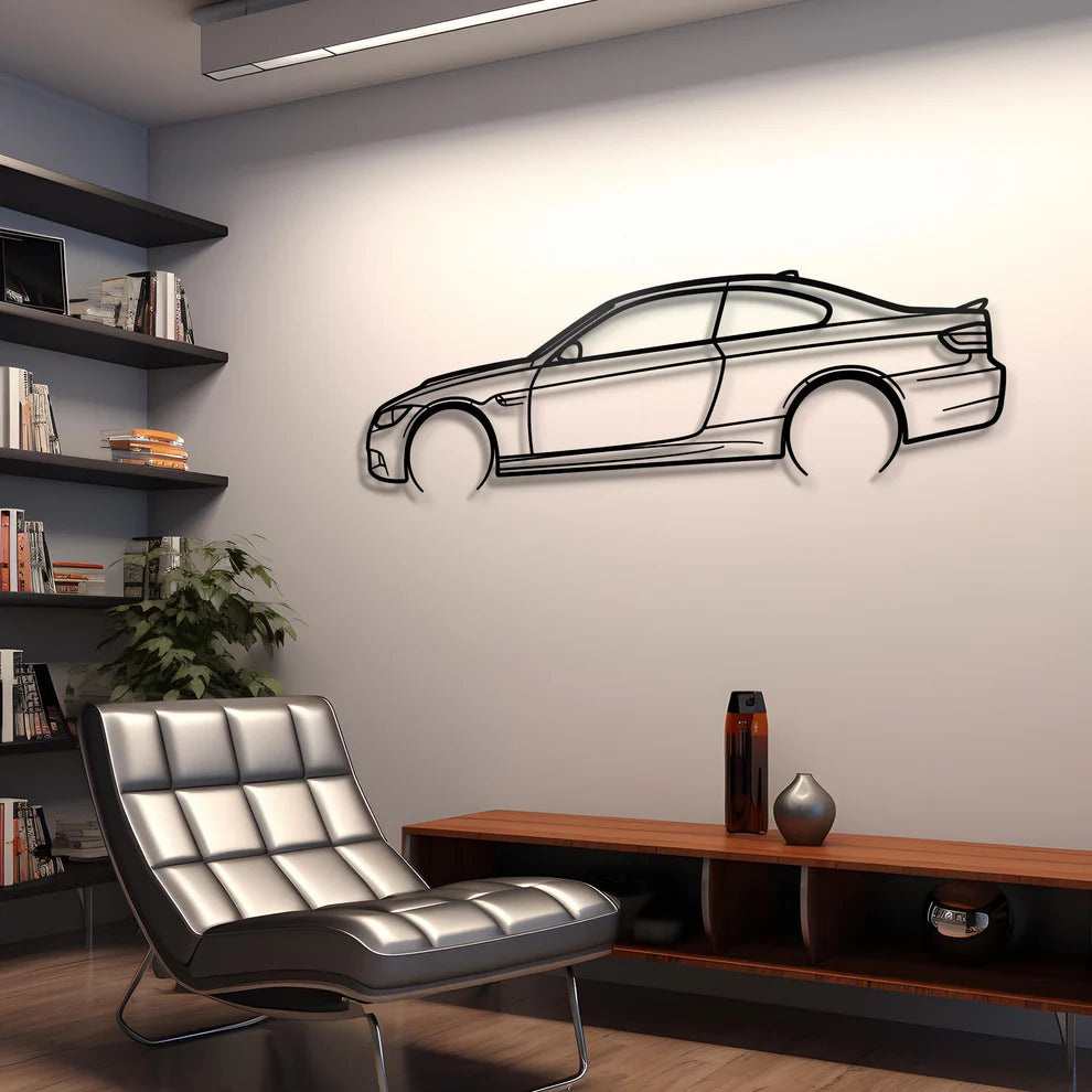 BMW Metal Silhouette Portrait