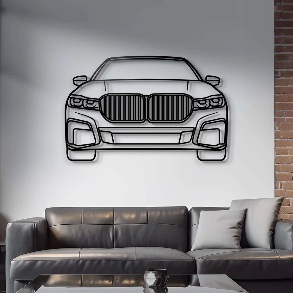 BMW Metal Silhouette Portrait