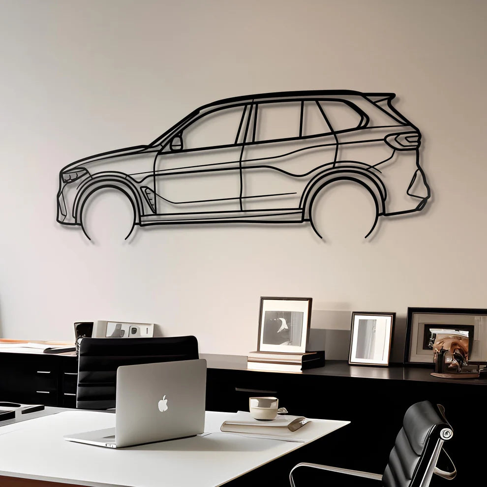 BMW Metal Silhouette Portrait