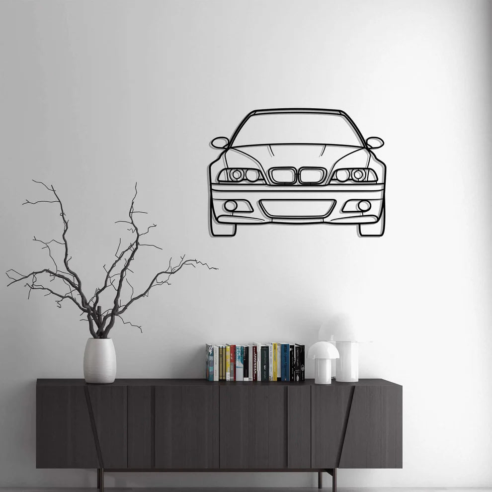 BMW Metal Silhouette Portrait