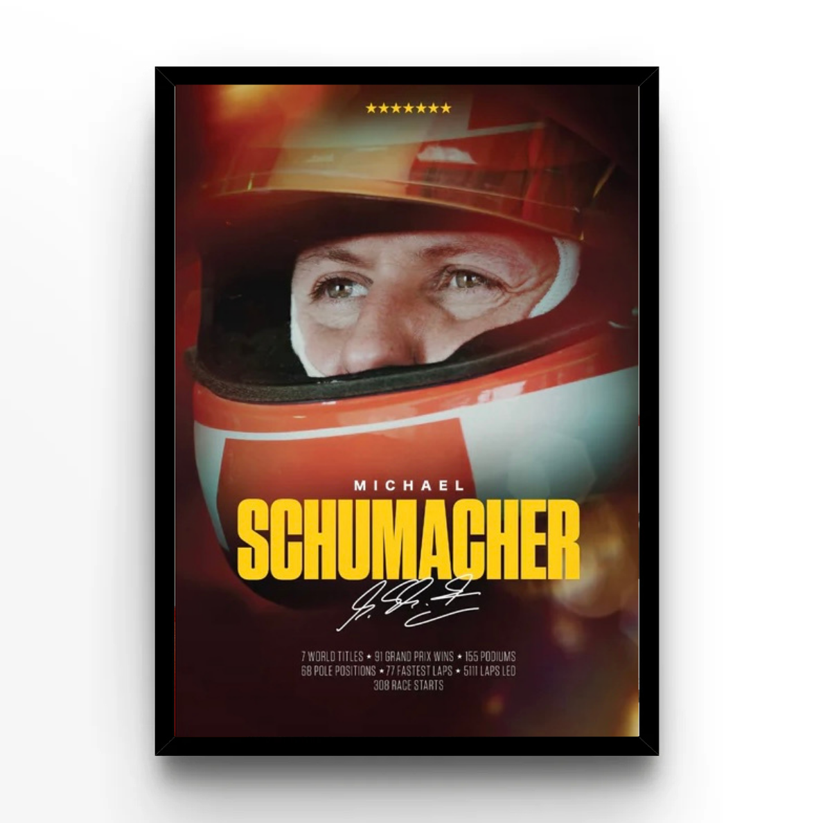 Michael Schumacher F1 Portrait