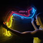 Circuit De Monaco Neon Race Track