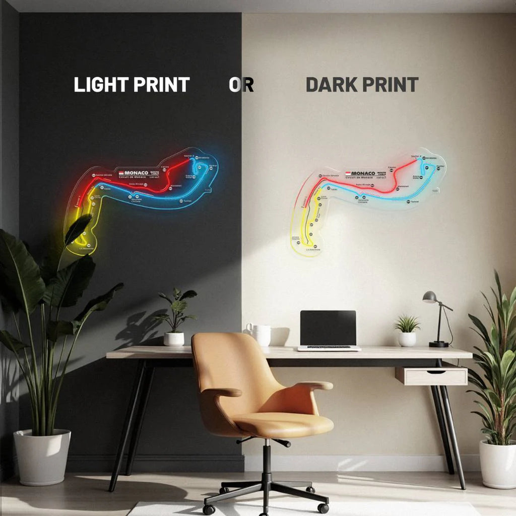 Circuit De Monaco Neon Race Track