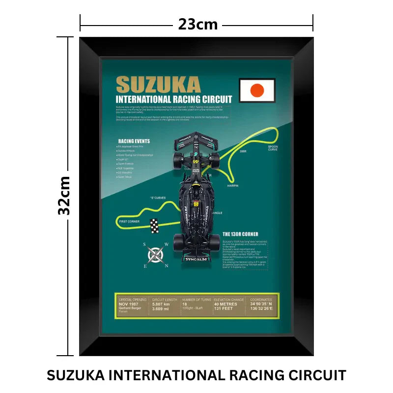 Hamiltons W14E F1 3D Car Frame