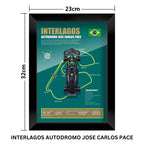 Hamiltons W14E F1 3D Car Frame