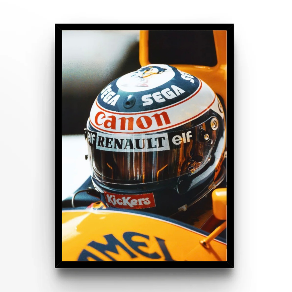 Alain Prost F1 Portrait