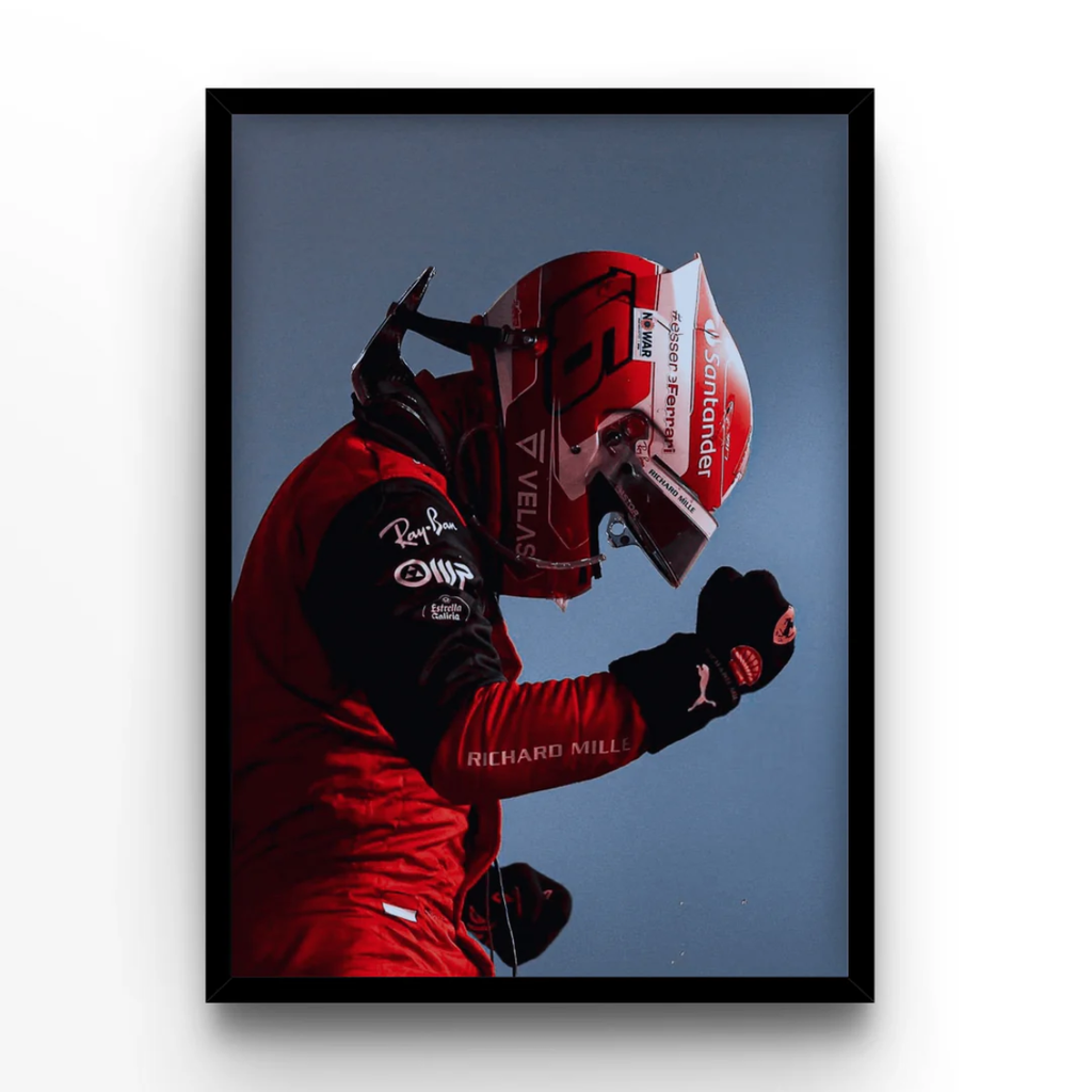 Charles Leclerc Victory F1 Portrait