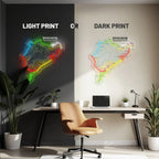 Nürburgring Nordschleife Neon Race Track