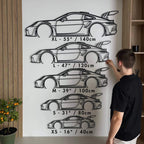 BMW Metal Silhouette Portrait