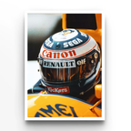 Alain Prost F1 Portrait
