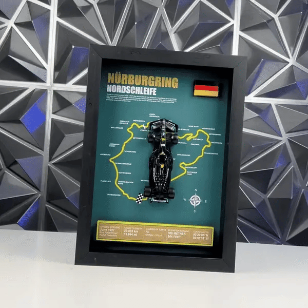 Hamiltons W14E F1 3D Car Frame