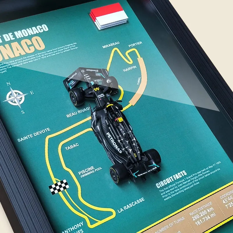 Hamiltons W14E F1 3D Car Frame