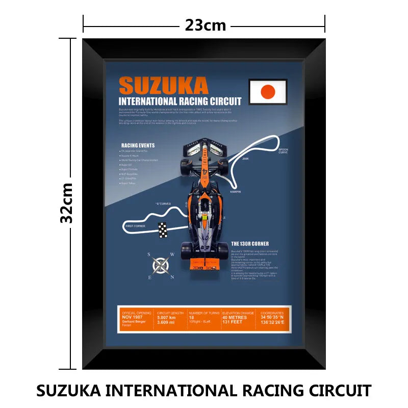 Norris MCL60 F1 3D Car Frame