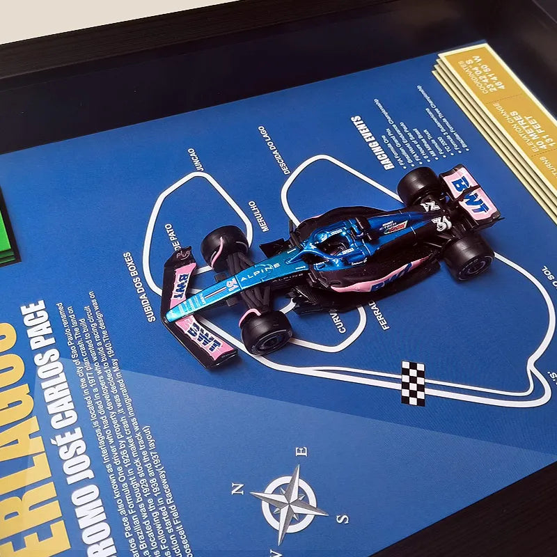 BWT Alpine A523 F1 3D Car Frame