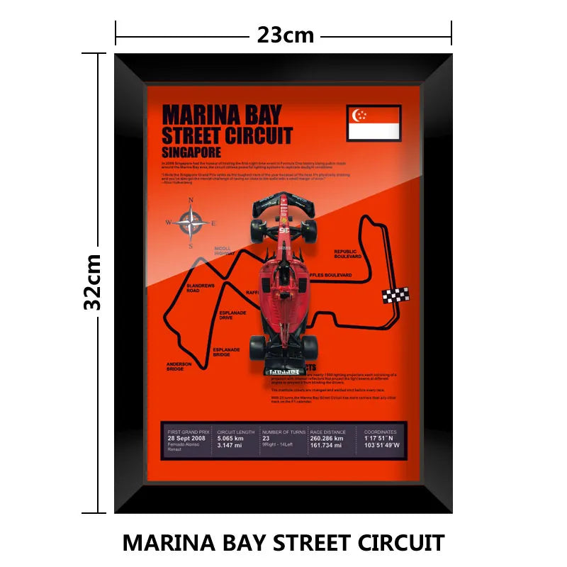 Leclers SF23 F1 3D Car Frame