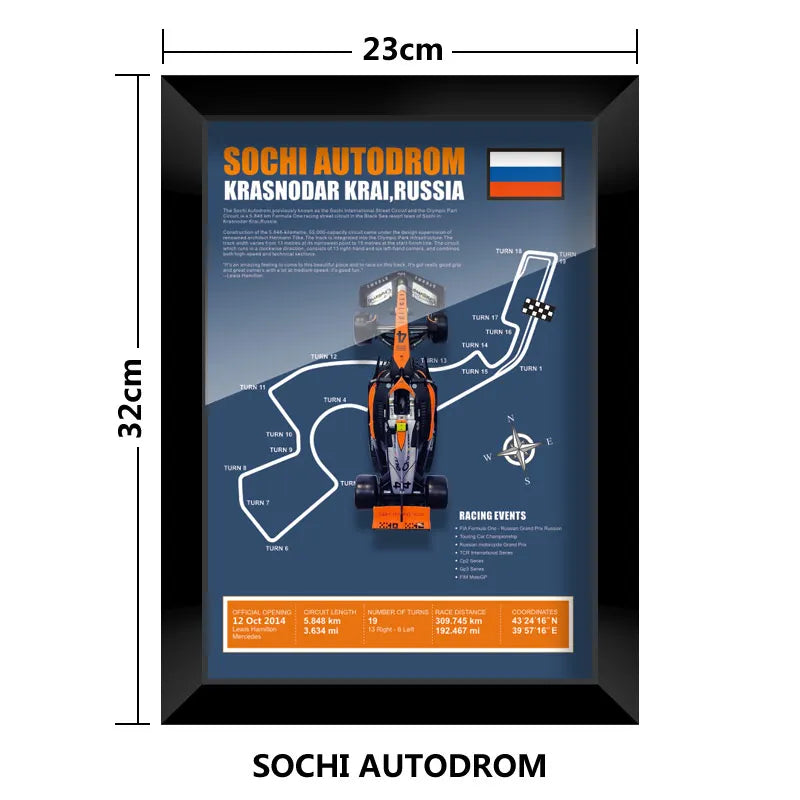 Norris MCL60 F1 3D Car Frame