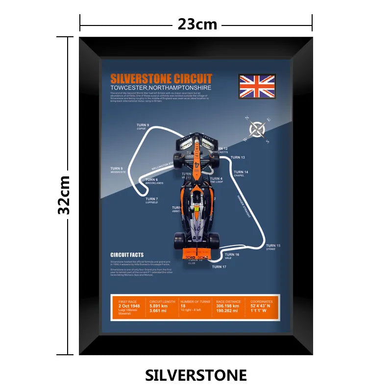 Norris MCL60 F1 3D Car Frame