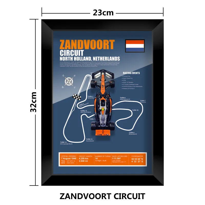 Norris MCL60 F1 3D Car Frame