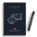 Hand-crafted LED Racetrack Wall Art