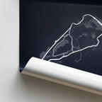 Hand-crafted LED Racetrack Wall Art