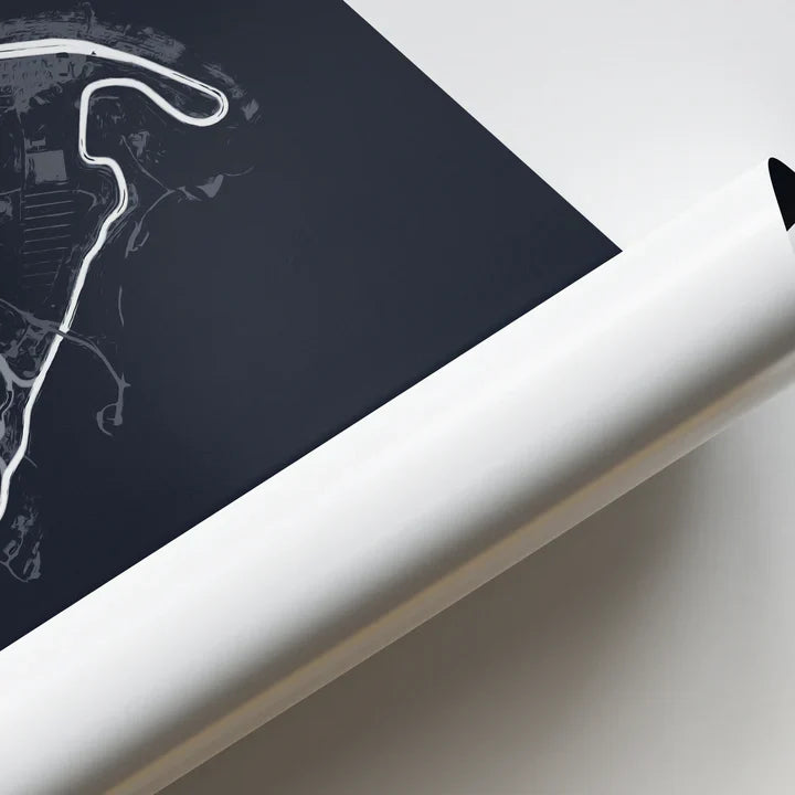 Hand-crafted LED Racetrack Wall Art