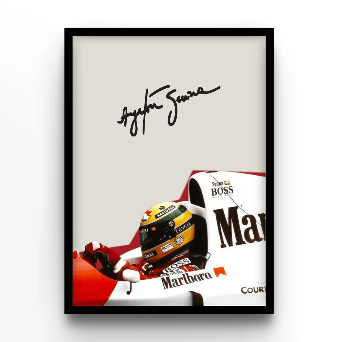 Ayrton Senna F1 Portrait