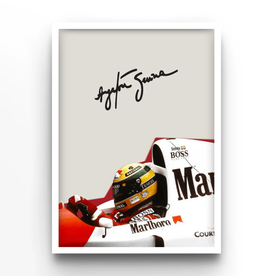Ayrton Senna F1 Portrait